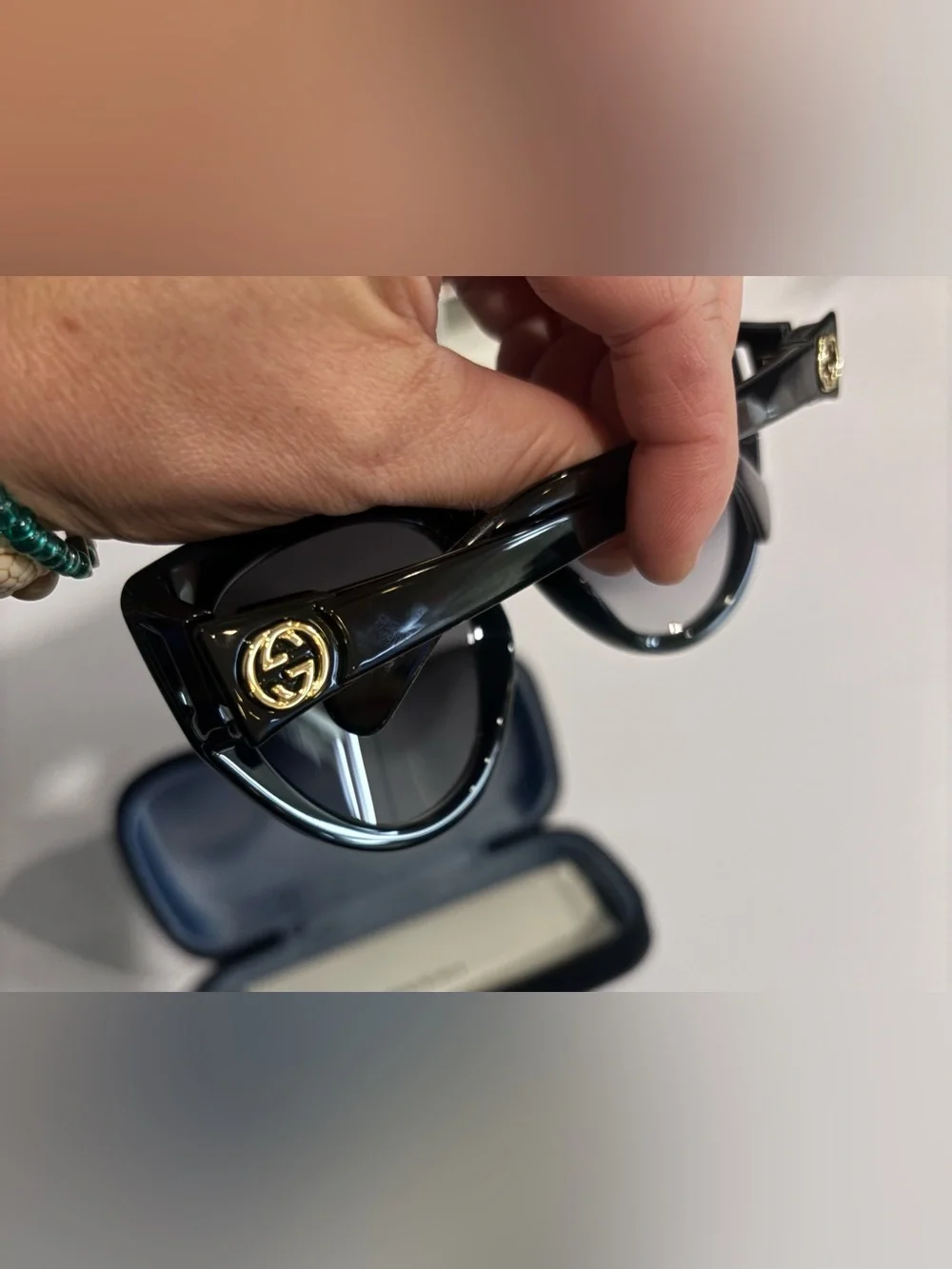 Gucci Black Cat-Eye Sunglasses GG0877S